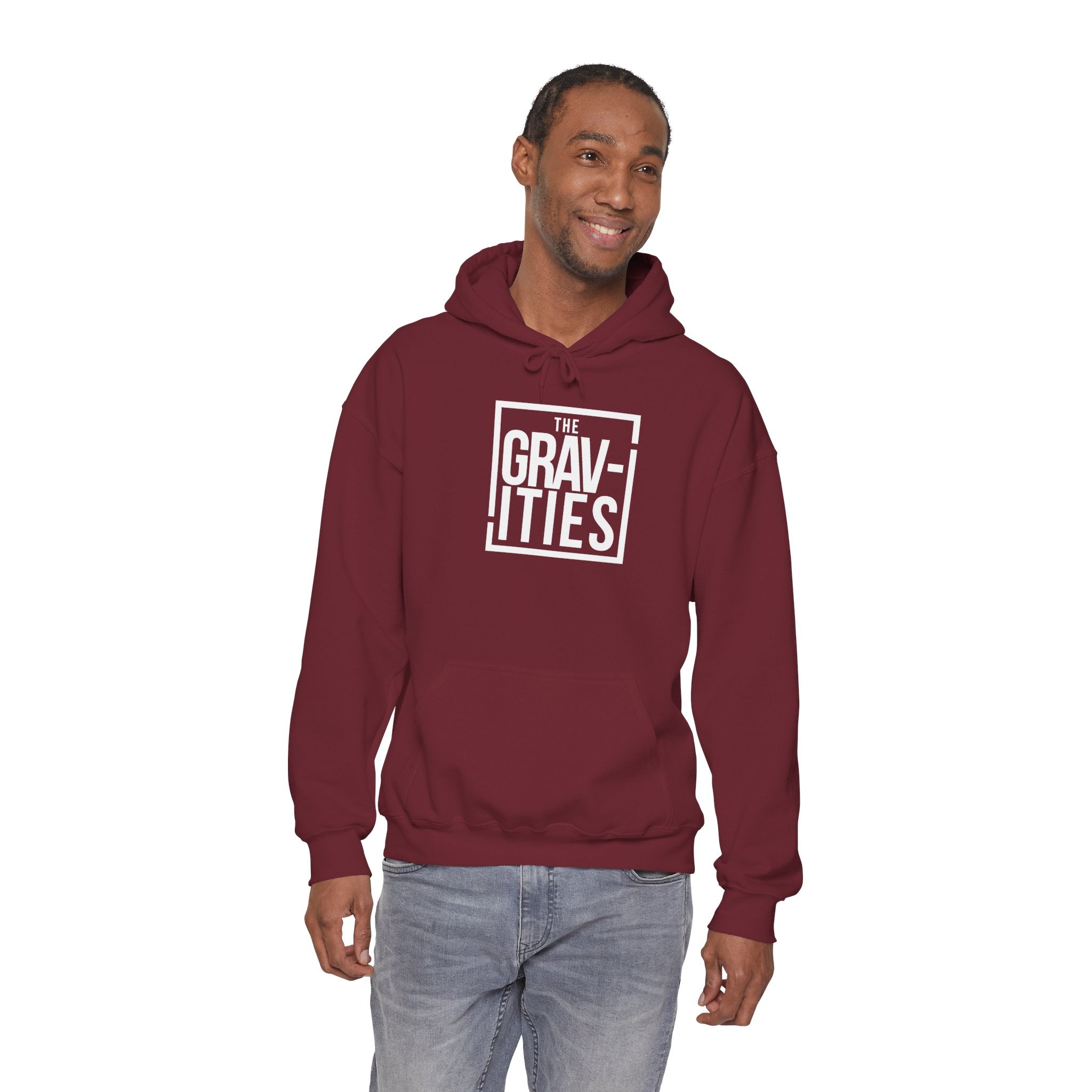 The Gravities White Logo Hoodie | Soul-Funk Band Merch | San Diego