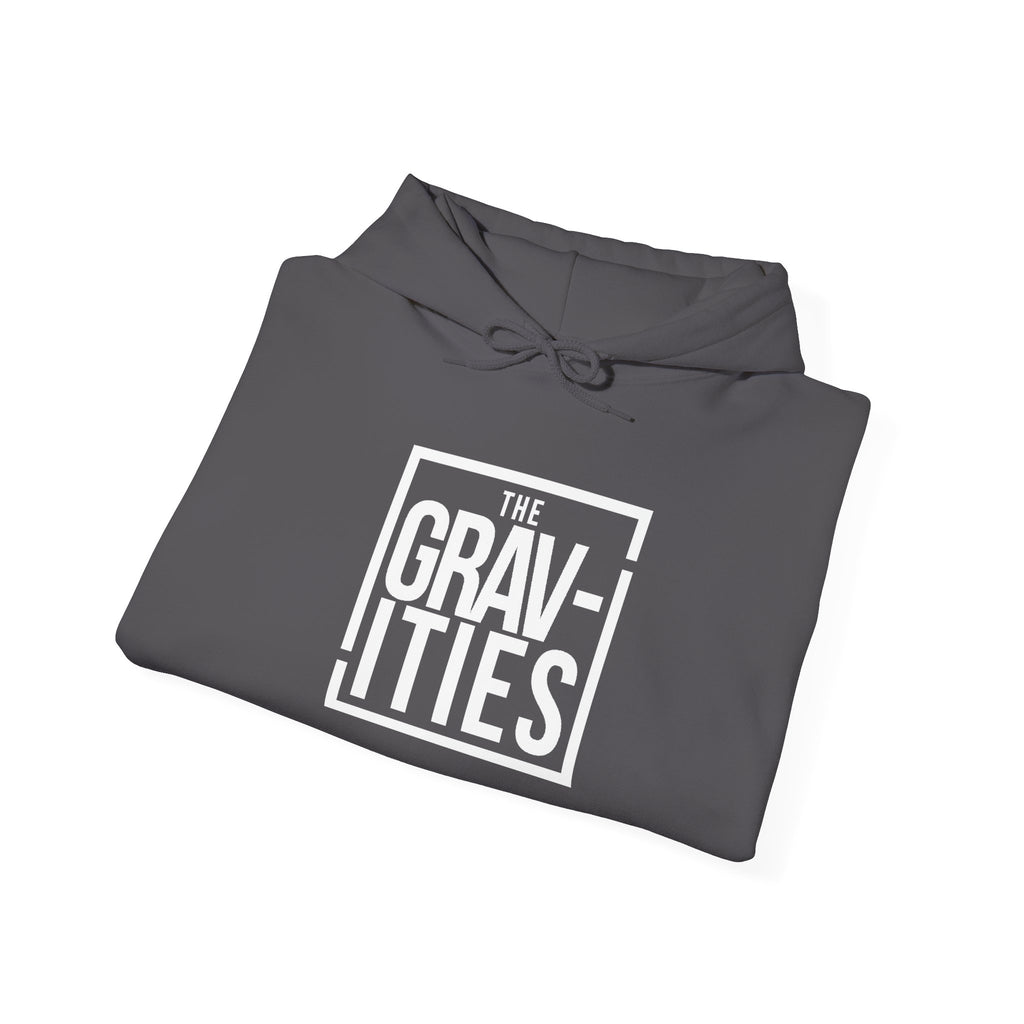 The Gravities White Logo Hoodie | Soul-Funk Band Merch | San Diego