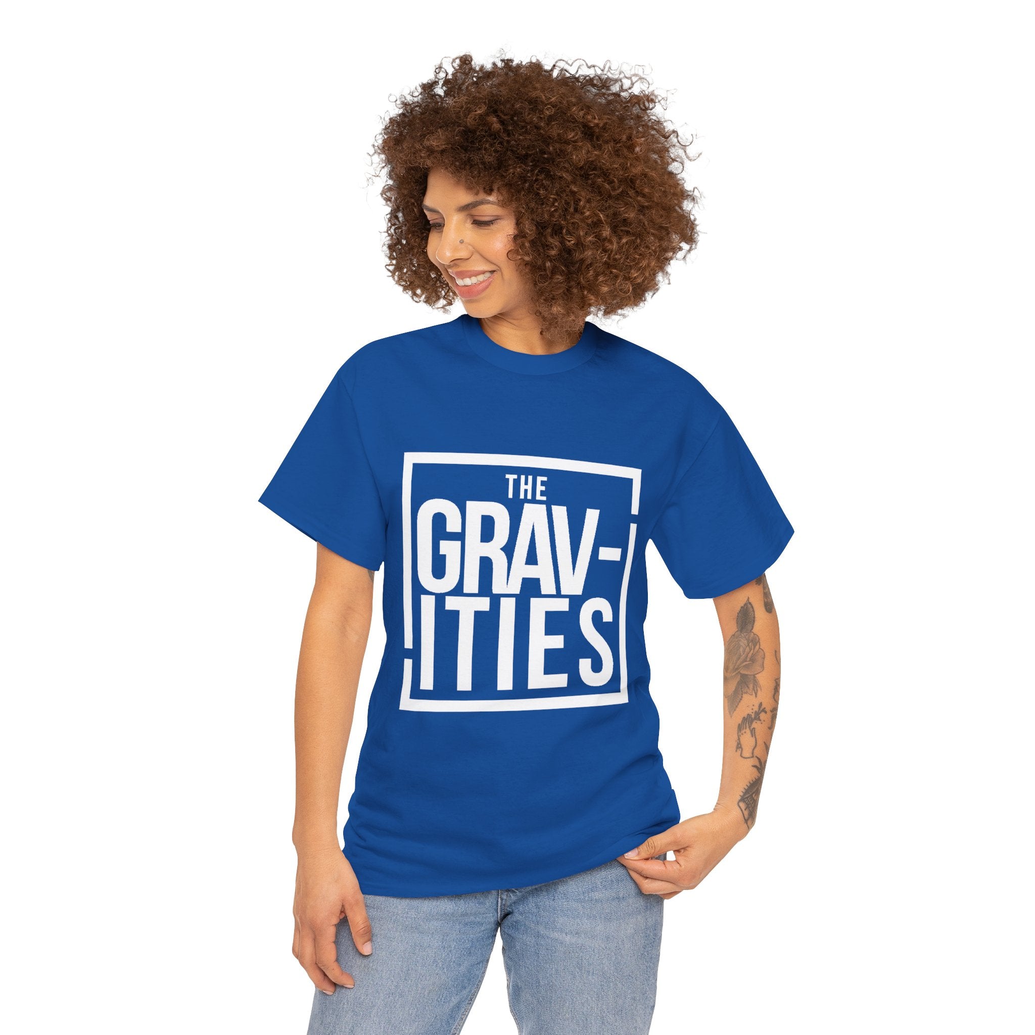 The Gravities White Logo Tee | Soul-Funk Band Merch | San Diego