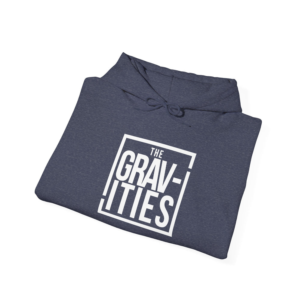The Gravities White Logo Hoodie | Soul-Funk Band Merch | San Diego