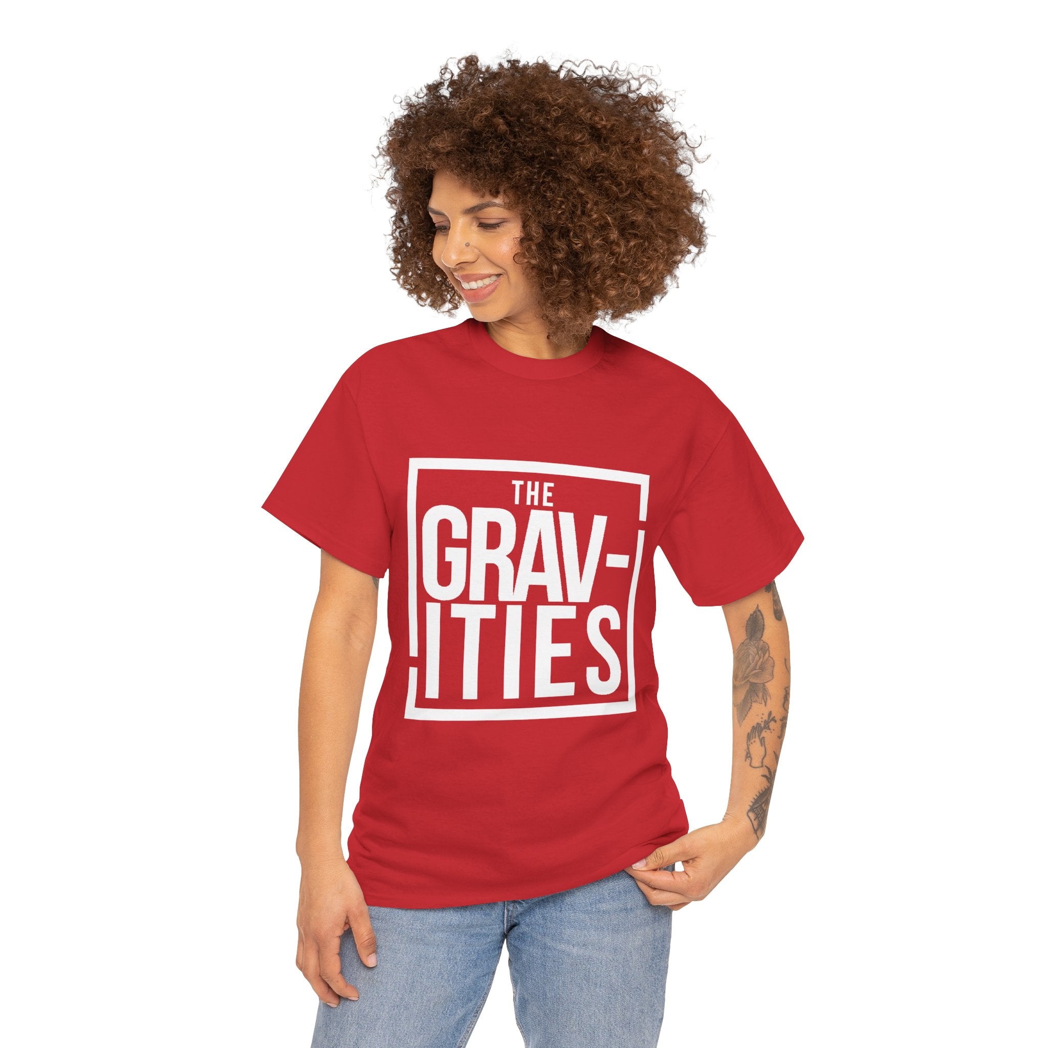 The Gravities White Logo Tee | Soul-Funk Band Merch | San Diego