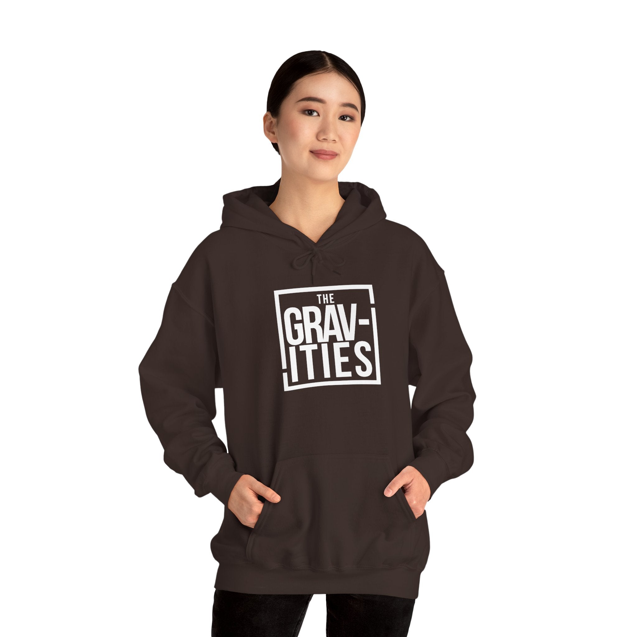 The Gravities White Logo Hoodie | Soul-Funk Band Merch | San Diego