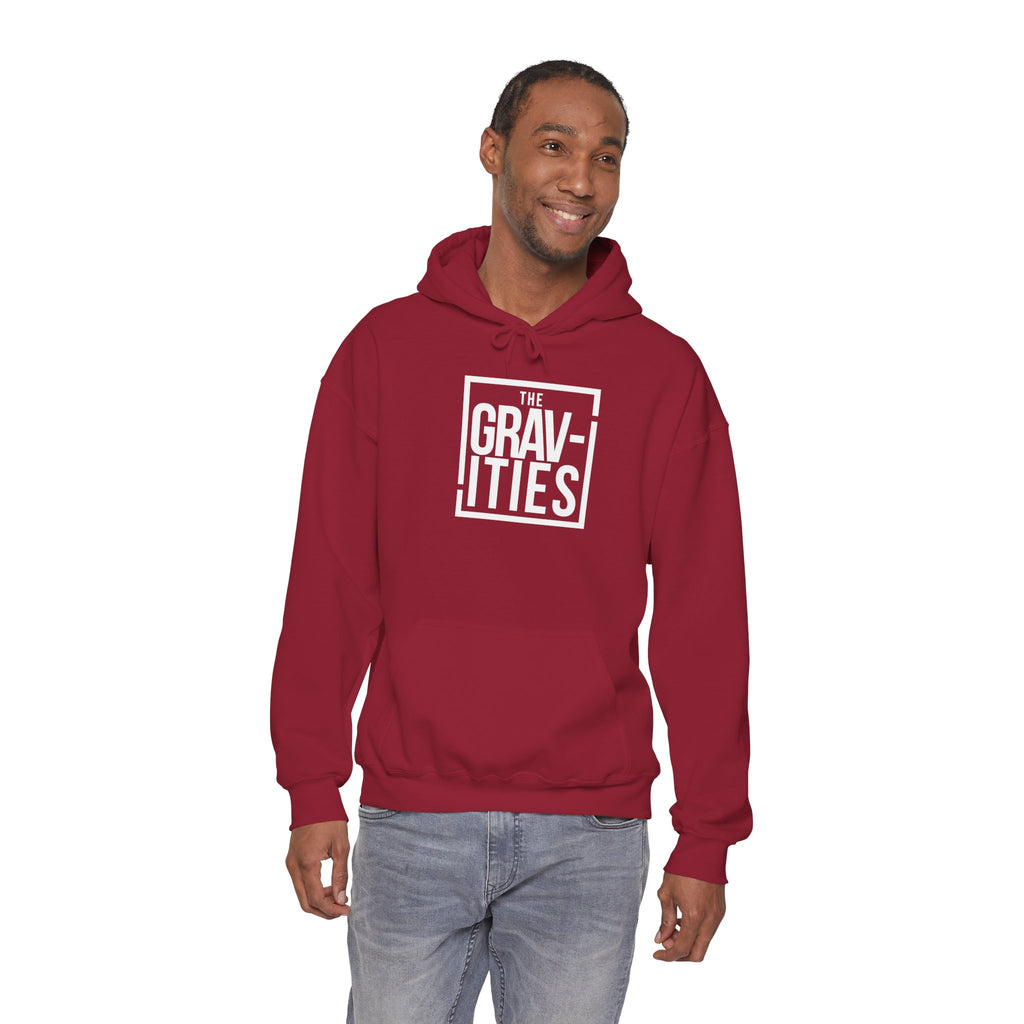 The Gravities White Logo Hoodie | Soul-Funk Band Merch | San Diego