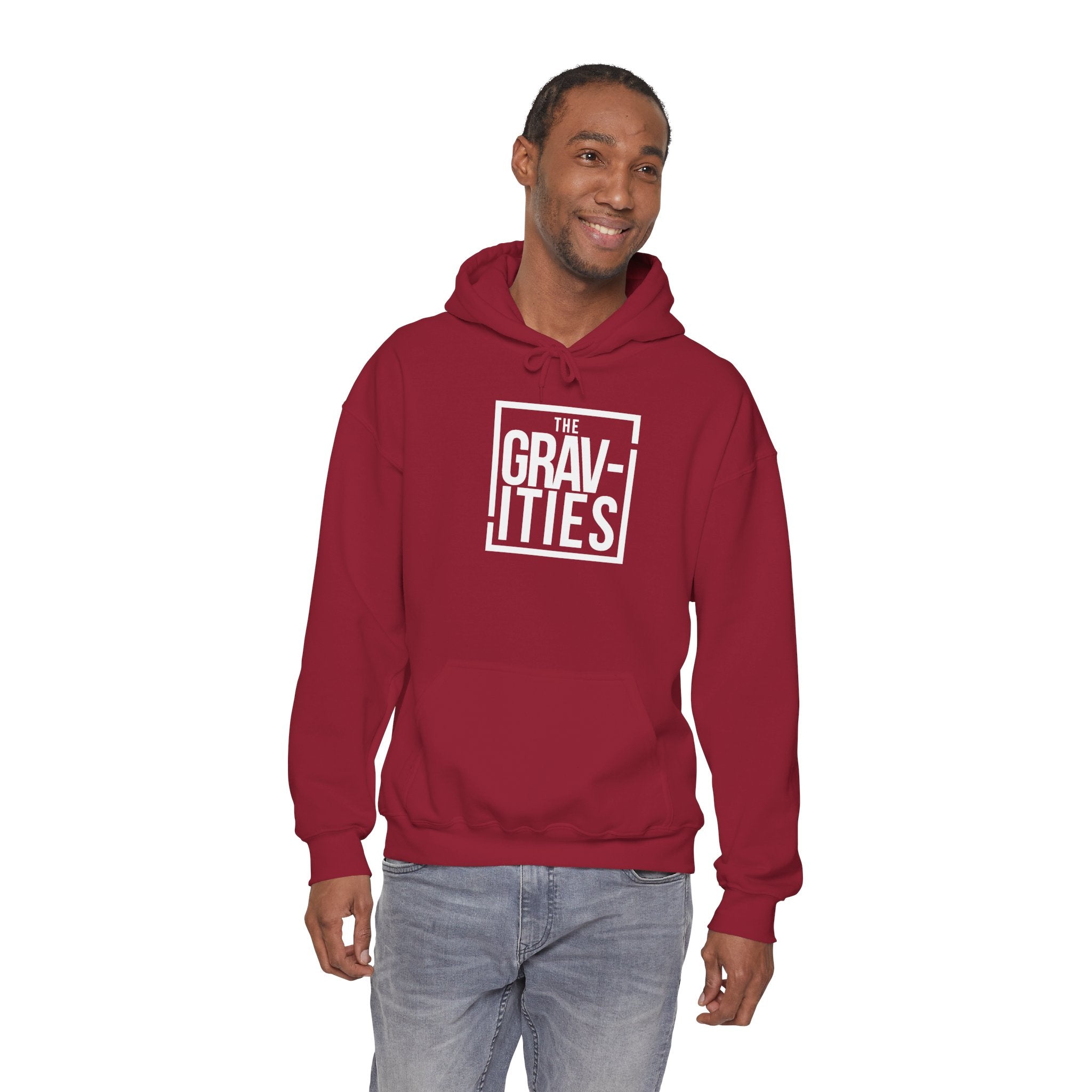 The Gravities White Logo Hoodie | Soul-Funk Band Merch | San Diego