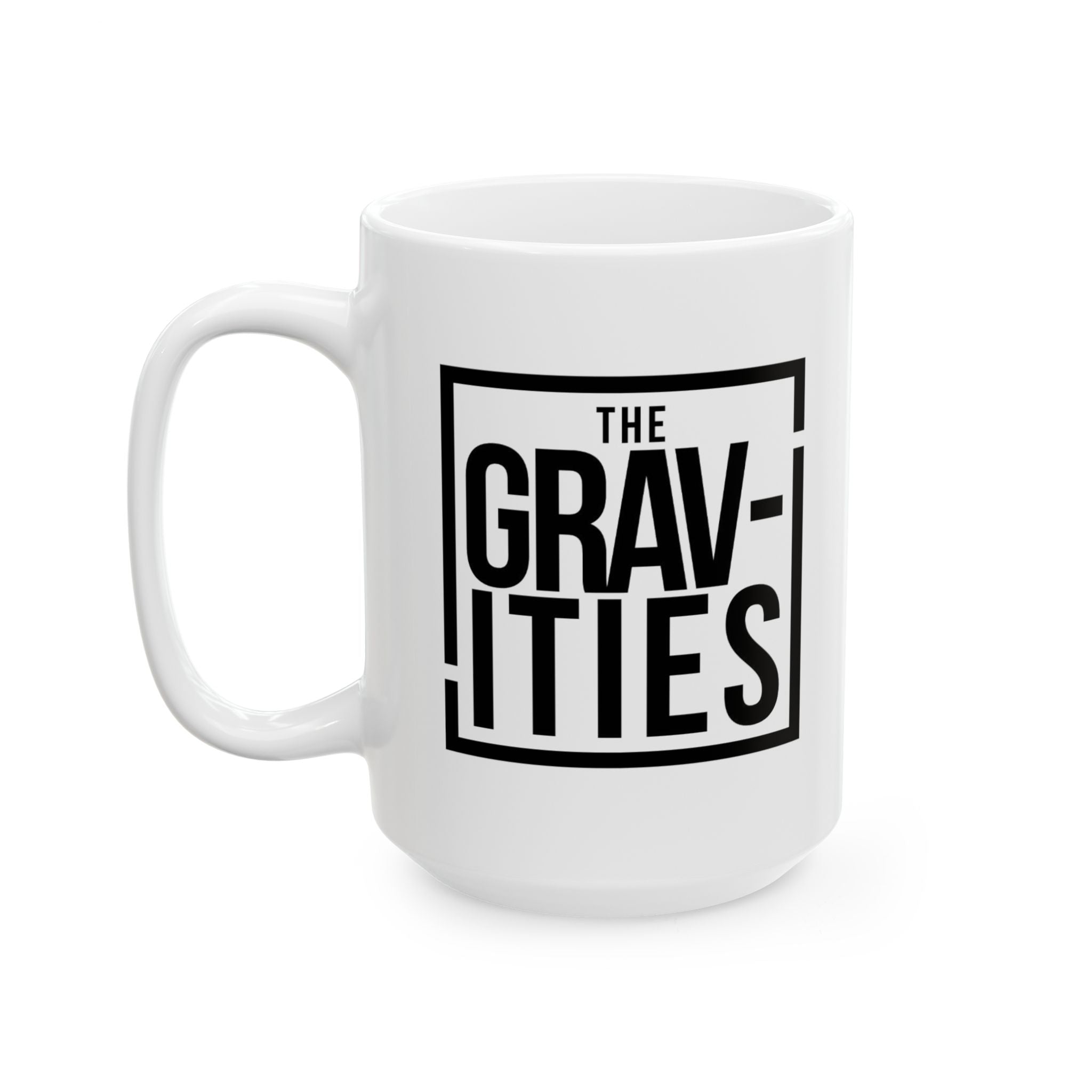 The Gravities Logo Mug | Soul-Funk Band Merch | Ceramic Coffee Cup