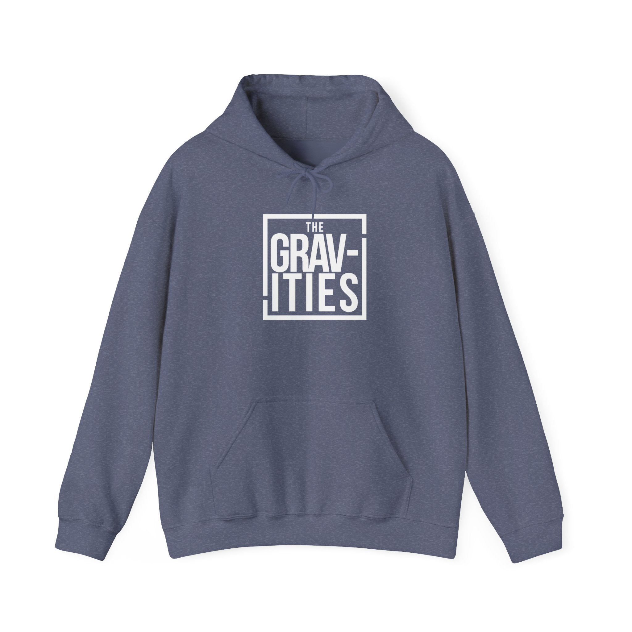 The Gravities White Logo Hoodie | Soul-Funk Band Merch | San Diego