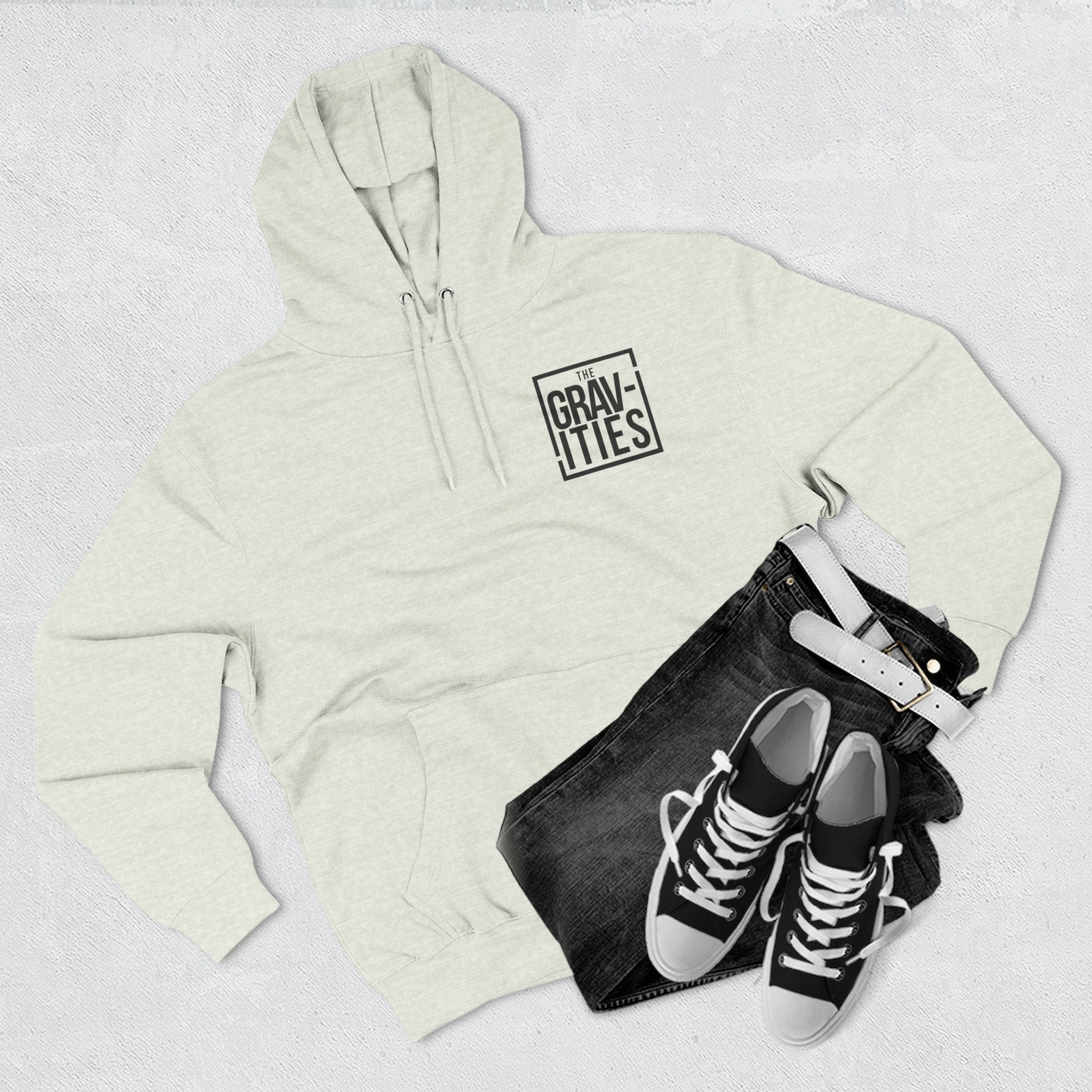 The Gravities Minimal Logo Hoodie | Soul-Funk Band Merch | San Diego