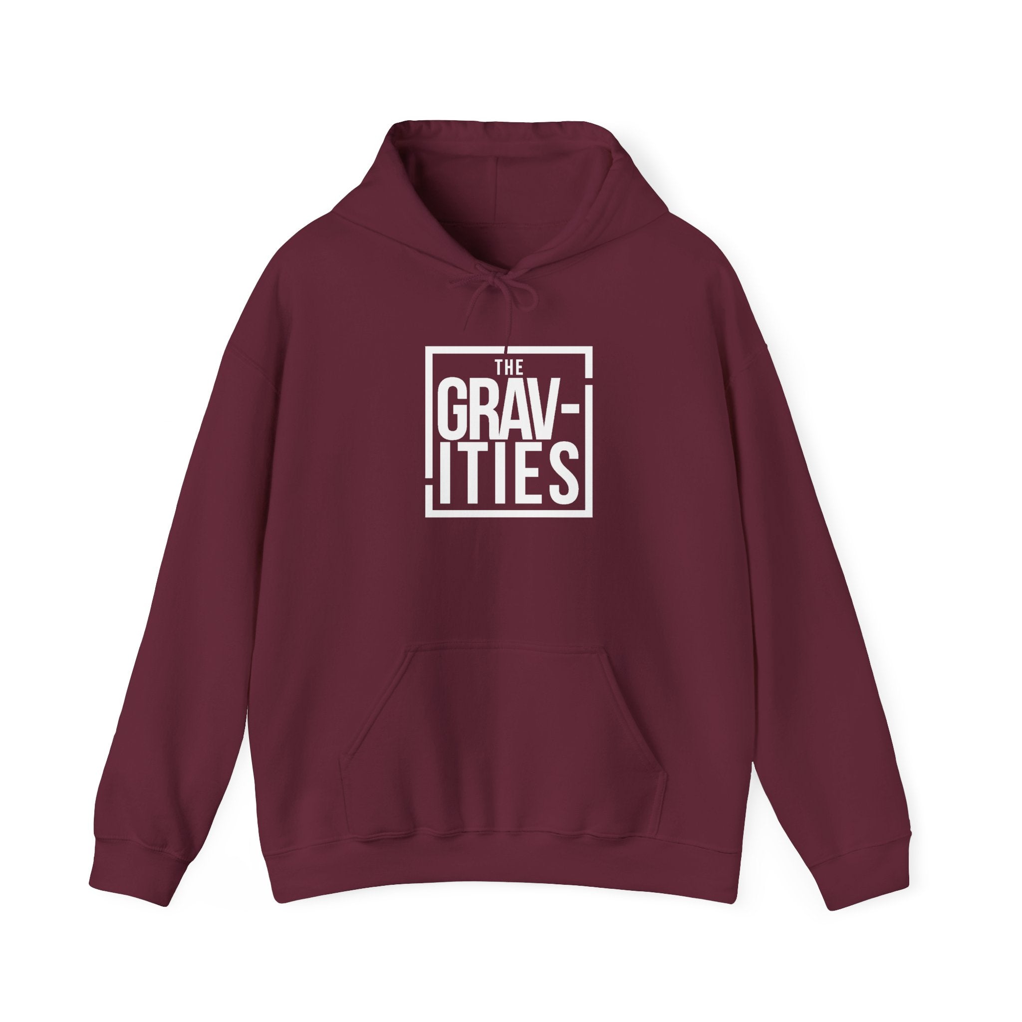 The Gravities White Logo Hoodie | Soul-Funk Band Merch | San Diego