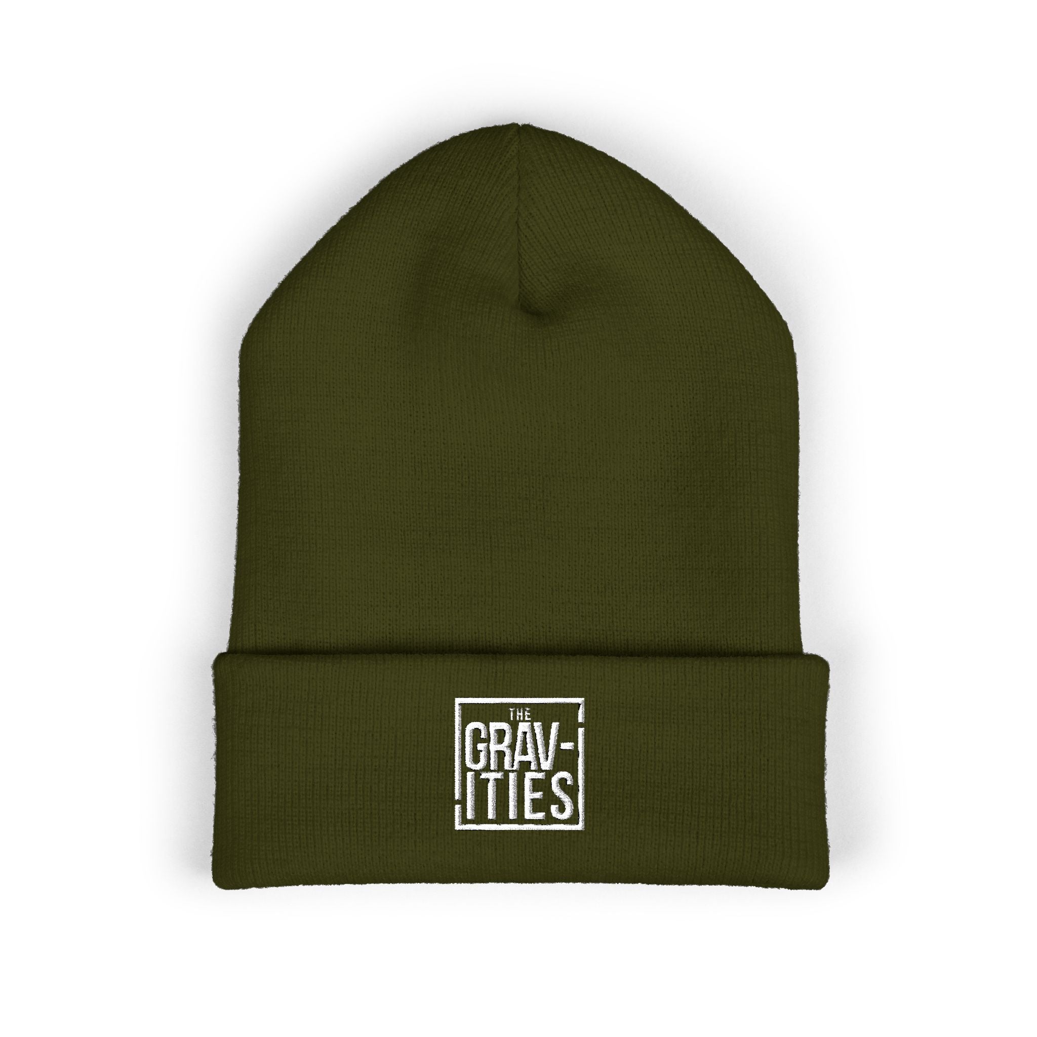 The Gravities White Logo Beanie | Soul-Funk Band Merch | San Diego