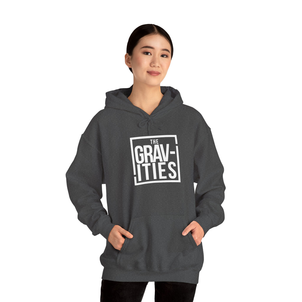 The Gravities White Logo Hoodie | Soul-Funk Band Merch | San Diego