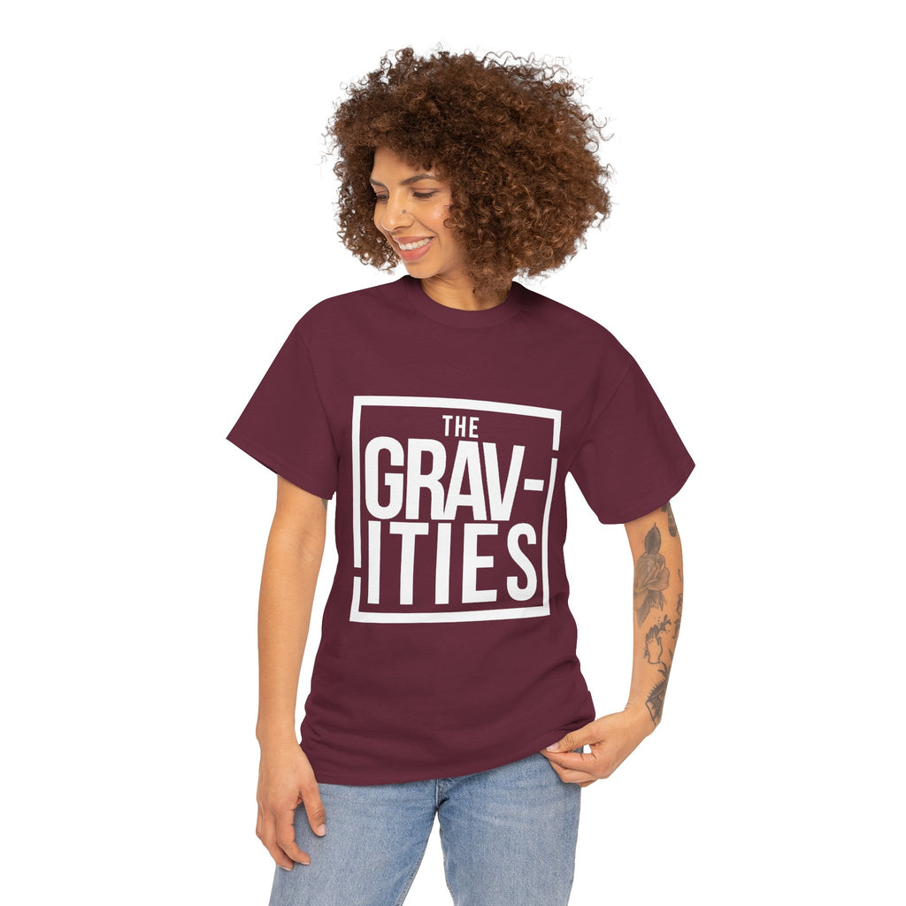 The Gravities White Logo Tee | Soul-Funk Band Merch | San Diego