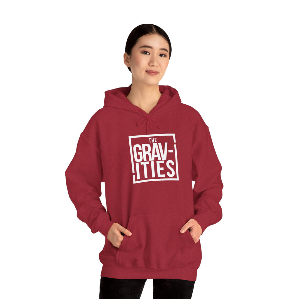 The Gravities White Logo Hoodie | Soul-Funk Band Merch | San Diego