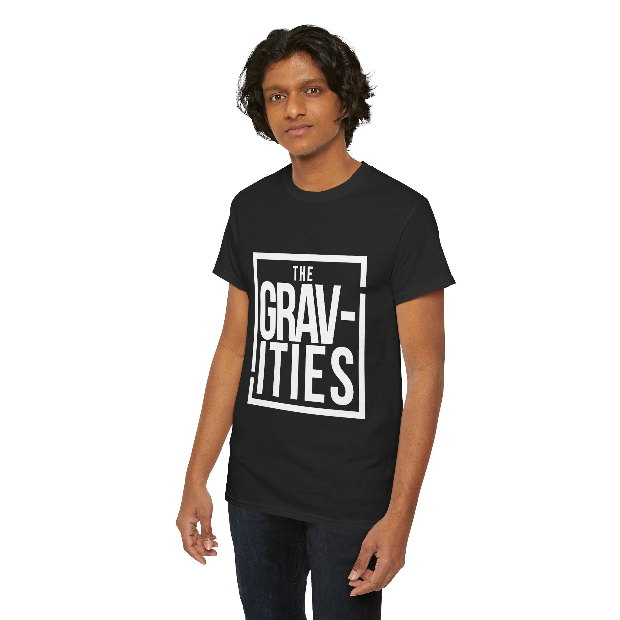 The Gravities White Logo Tee | Soul-Funk Band Merch | San Diego
