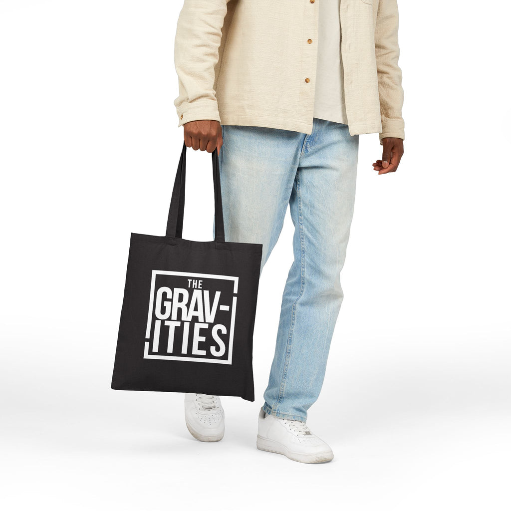 The Gravities Logo Tote Bag | Soul-Funk Band Merch | Cotton Canvas