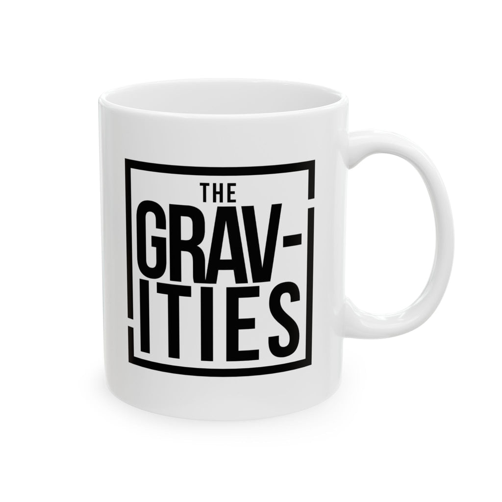 The Gravities Logo Mug | Soul-Funk Band Merch | Ceramic Coffee Cup