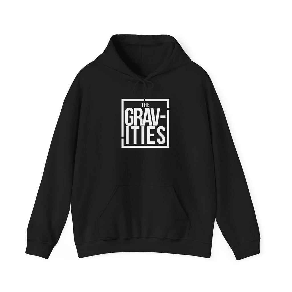 The Gravities White Logo Hoodie | Soul-Funk Band Merch | San Diego