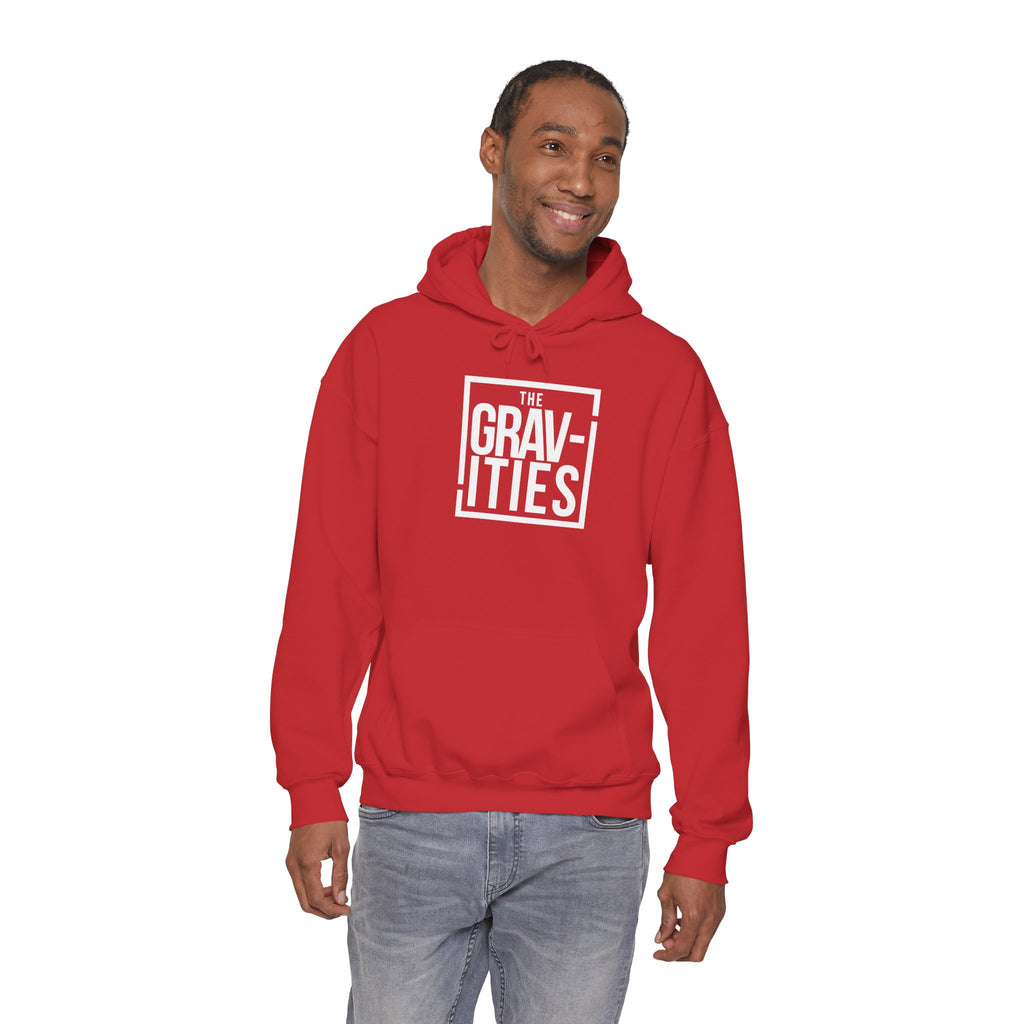 The Gravities White Logo Hoodie | Soul-Funk Band Merch | San Diego