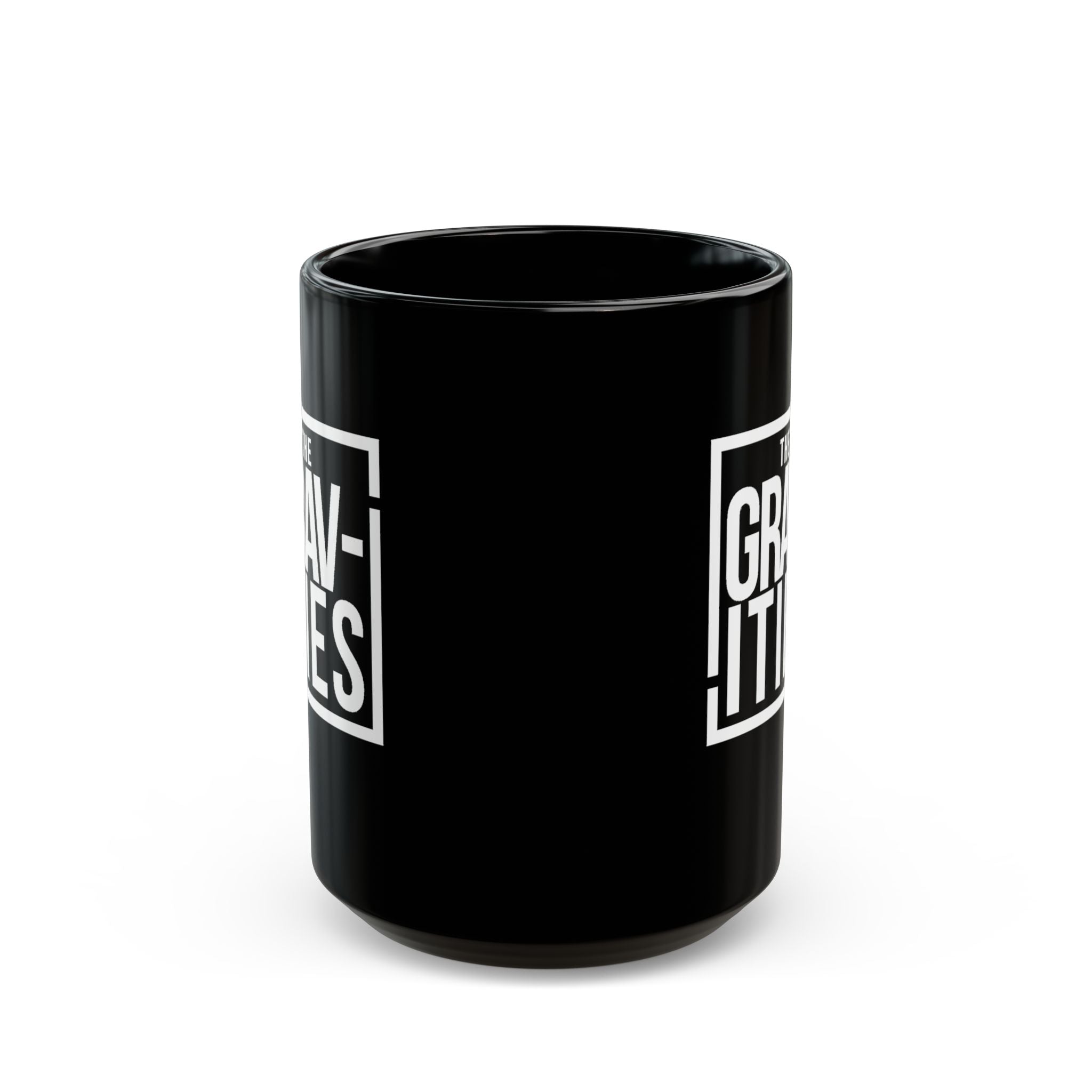The Gravities White Logo Black Mug | Soul-Funk Band Merch | 11oz & 15oz