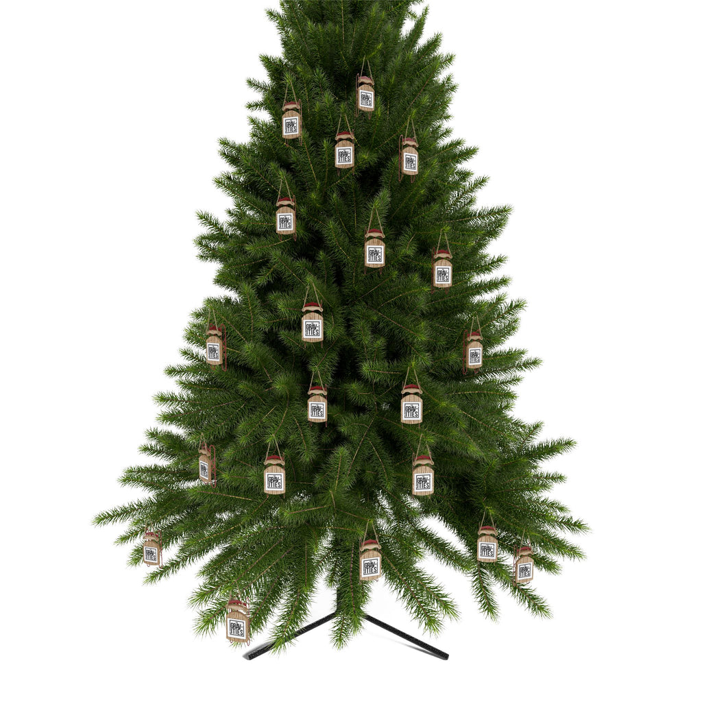 The Gravities Sled Ornaments