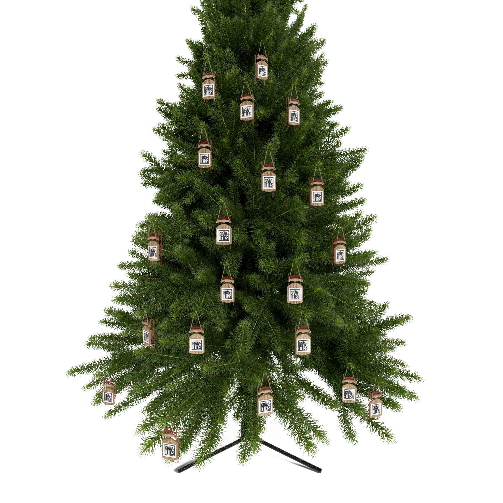 The Gravities Sled Ornaments