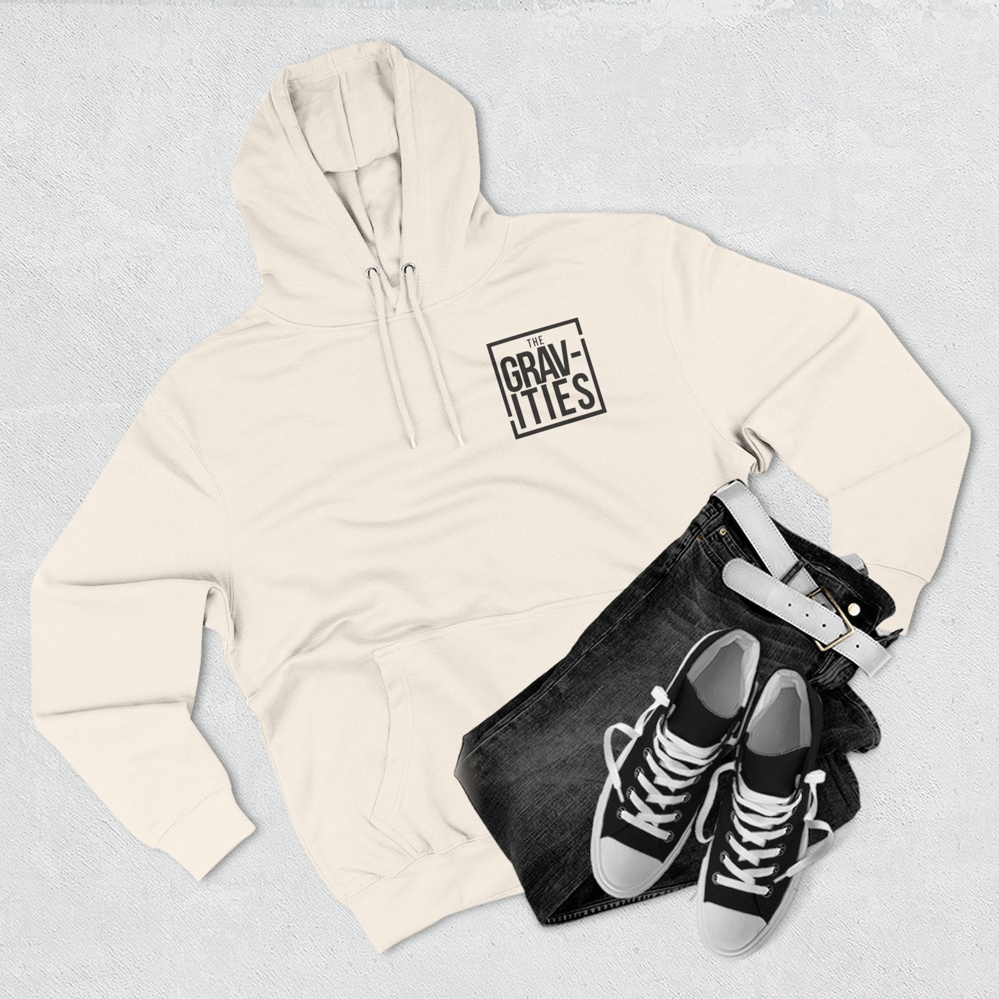 The Gravities Minimal Logo Hoodie | Soul-Funk Band Merch | San Diego