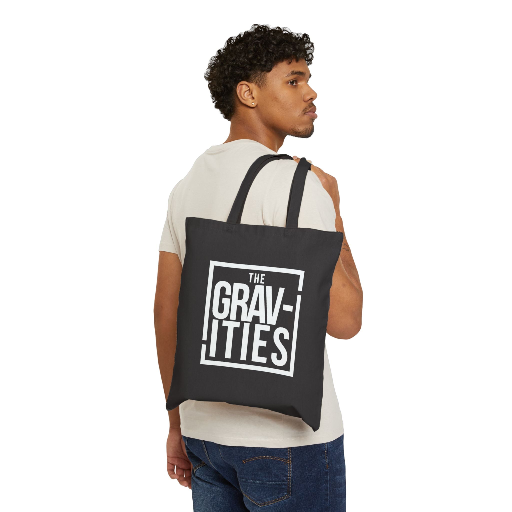 The Gravities Logo Tote Bag | Soul-Funk Band Merch | Cotton Canvas