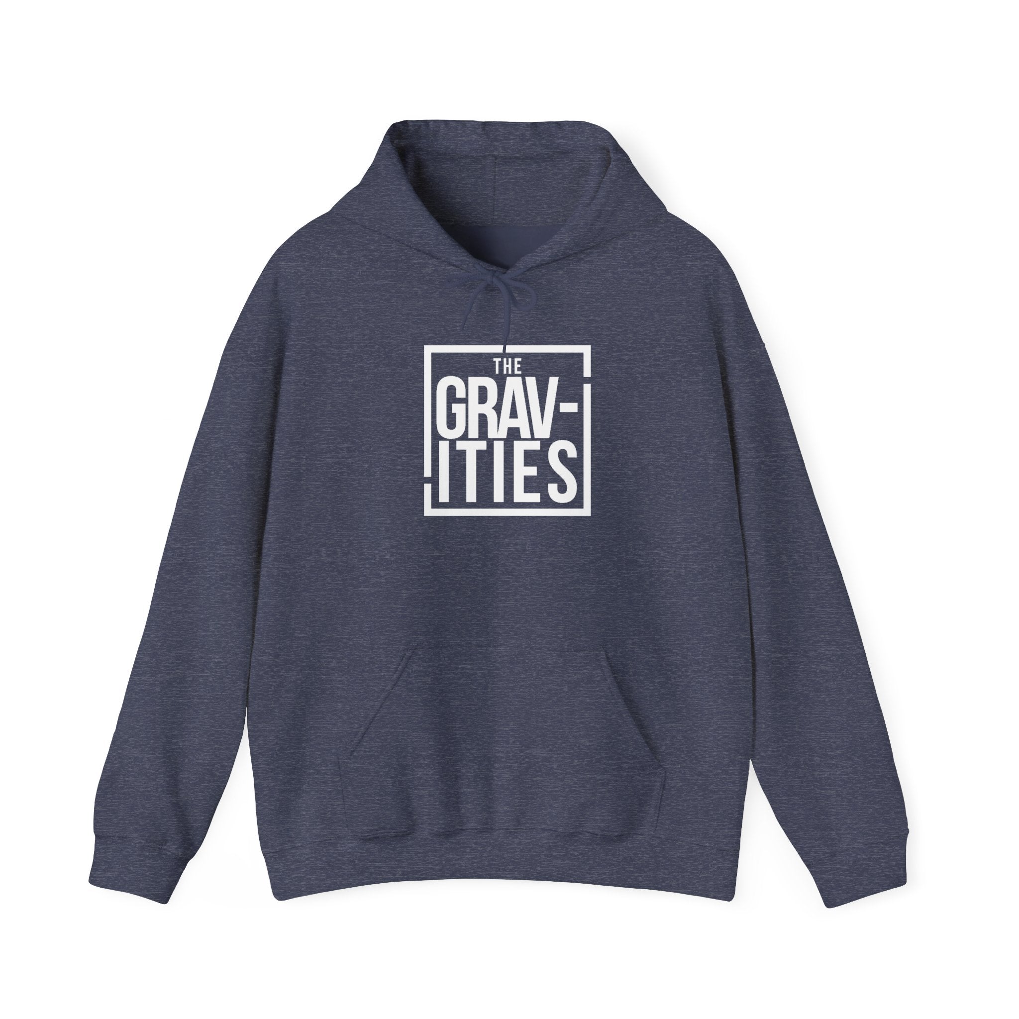 The Gravities White Logo Hoodie | Soul-Funk Band Merch | San Diego