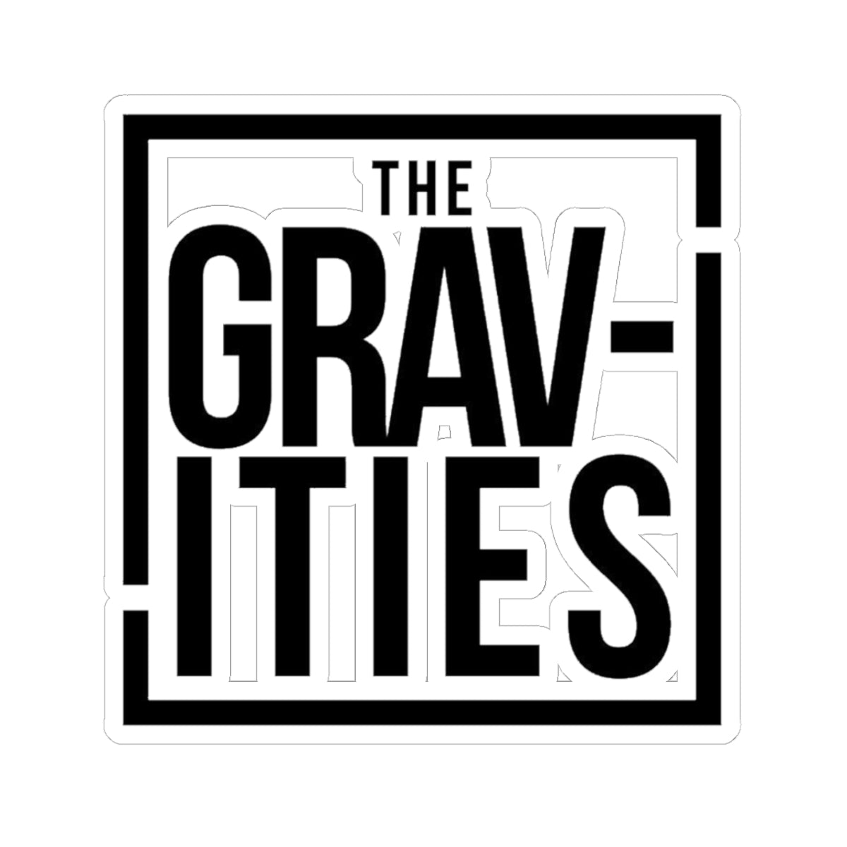 The Gravities Logo Sticker | Soul-Funk Band Merch | Kiss-Cut Vinyl