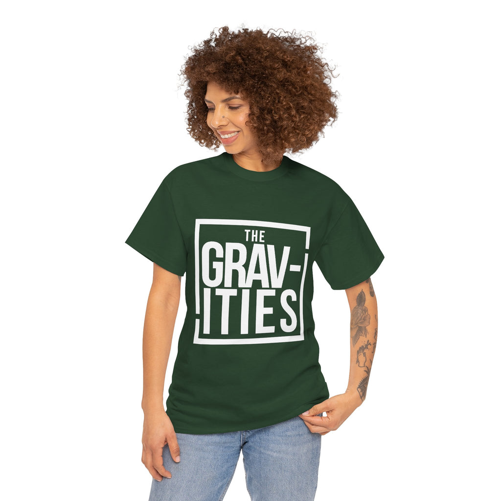 The Gravities White Logo Tee | Soul-Funk Band Merch | San Diego
