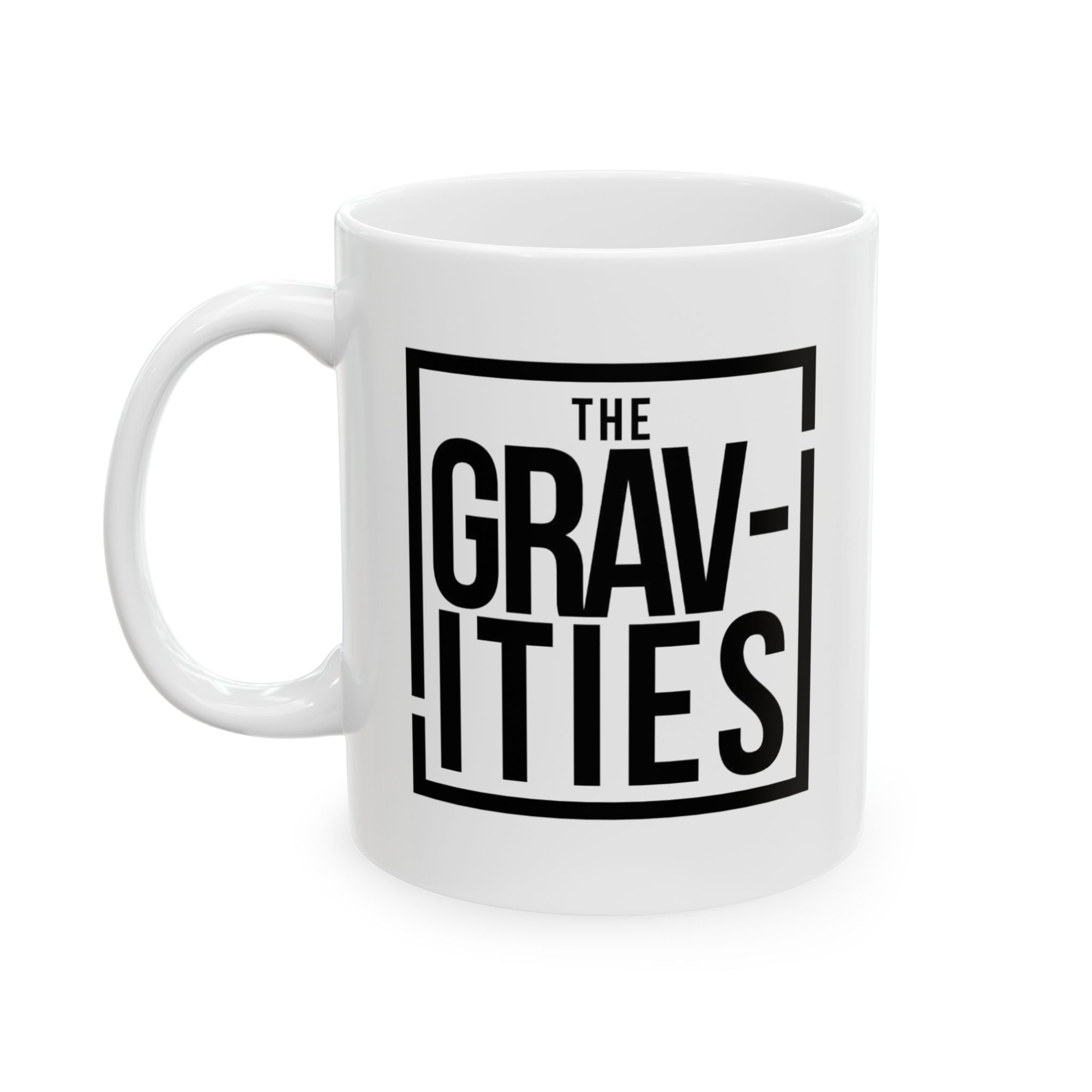 The Gravities Logo Mug | Soul-Funk Band Merch | Ceramic Coffee Cup