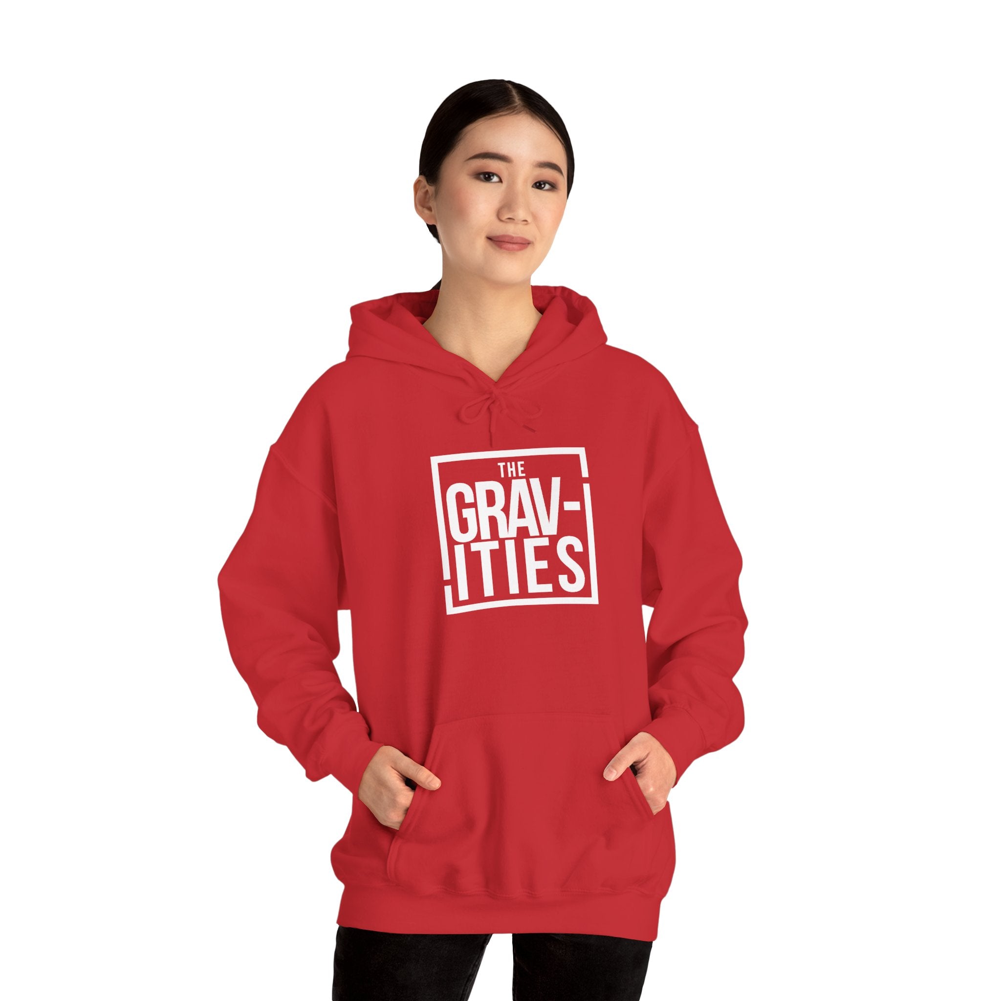 The Gravities White Logo Hoodie | Soul-Funk Band Merch | San Diego