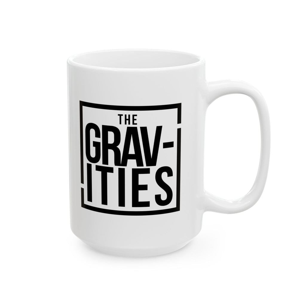 The Gravities Logo Mug | Soul-Funk Band Merch | Ceramic Coffee Cup