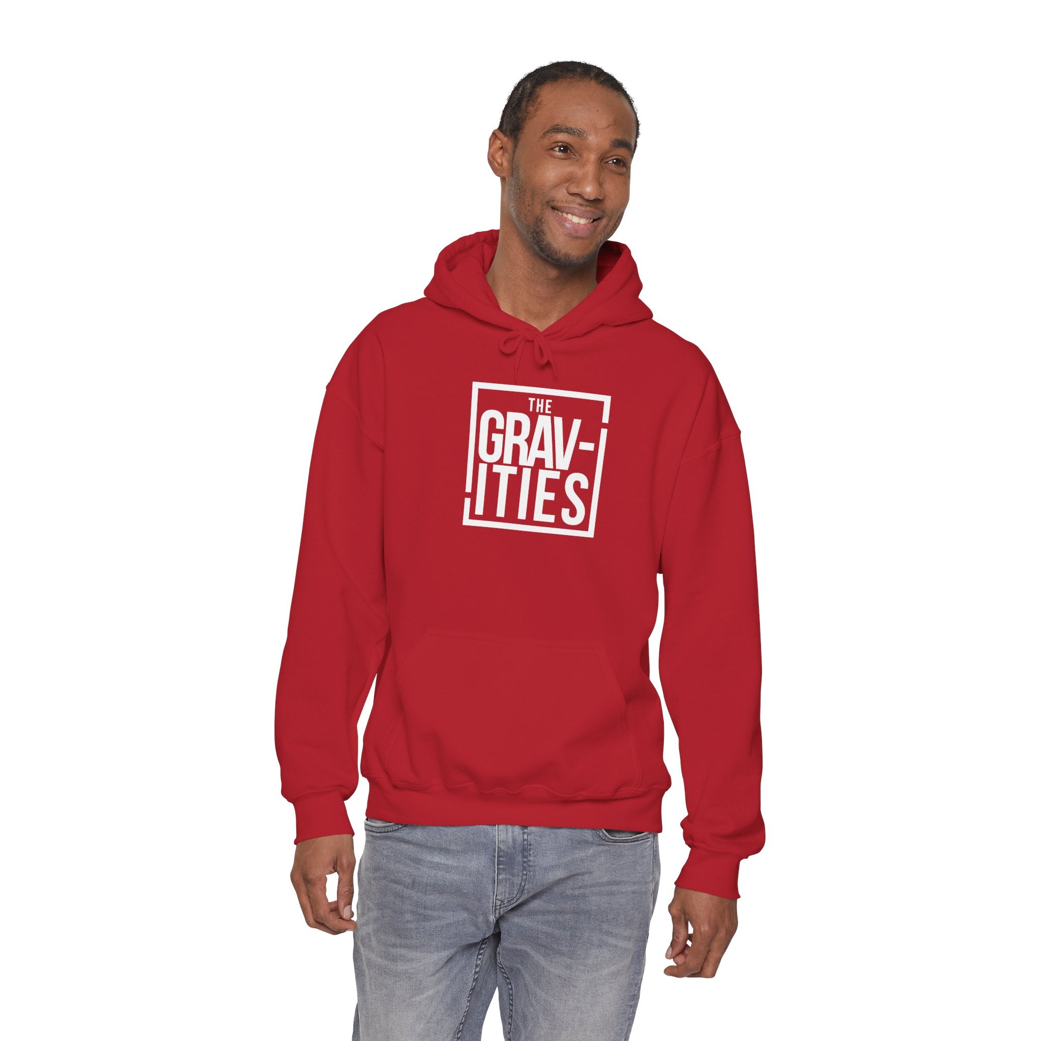 The Gravities White Logo Hoodie | Soul-Funk Band Merch | San Diego