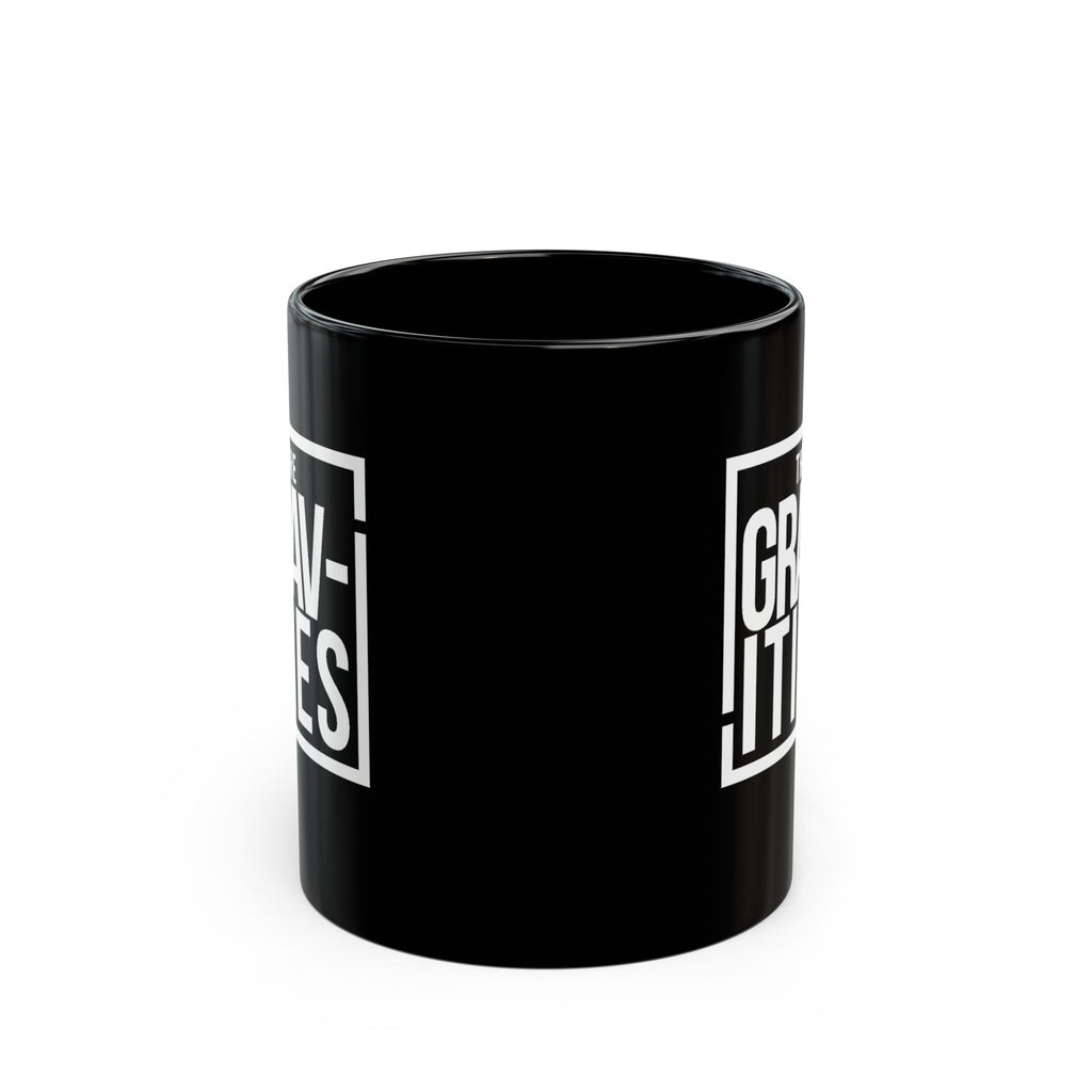 The Gravities White Logo Black Mug | Soul-Funk Band Merch | 11oz & 15oz