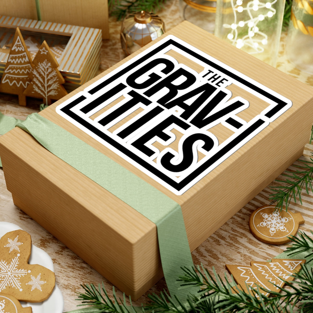 The Gravities Logo Sticker | Soul-Funk Band Merch | Kiss-Cut Vinyl