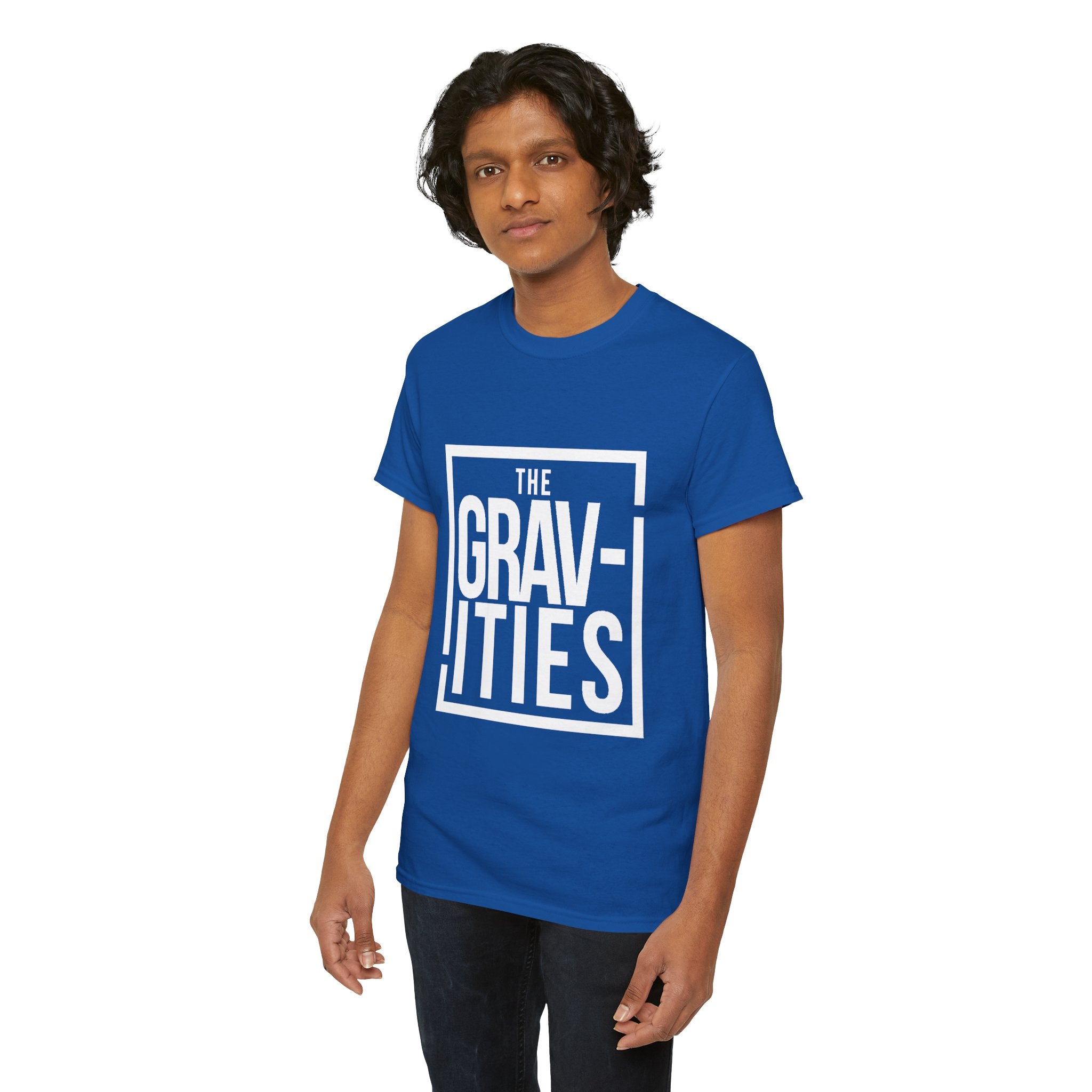 The Gravities White Logo Tee | Soul-Funk Band Merch | San Diego