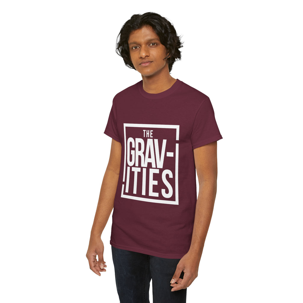 The Gravities White Logo Tee | Soul-Funk Band Merch | San Diego