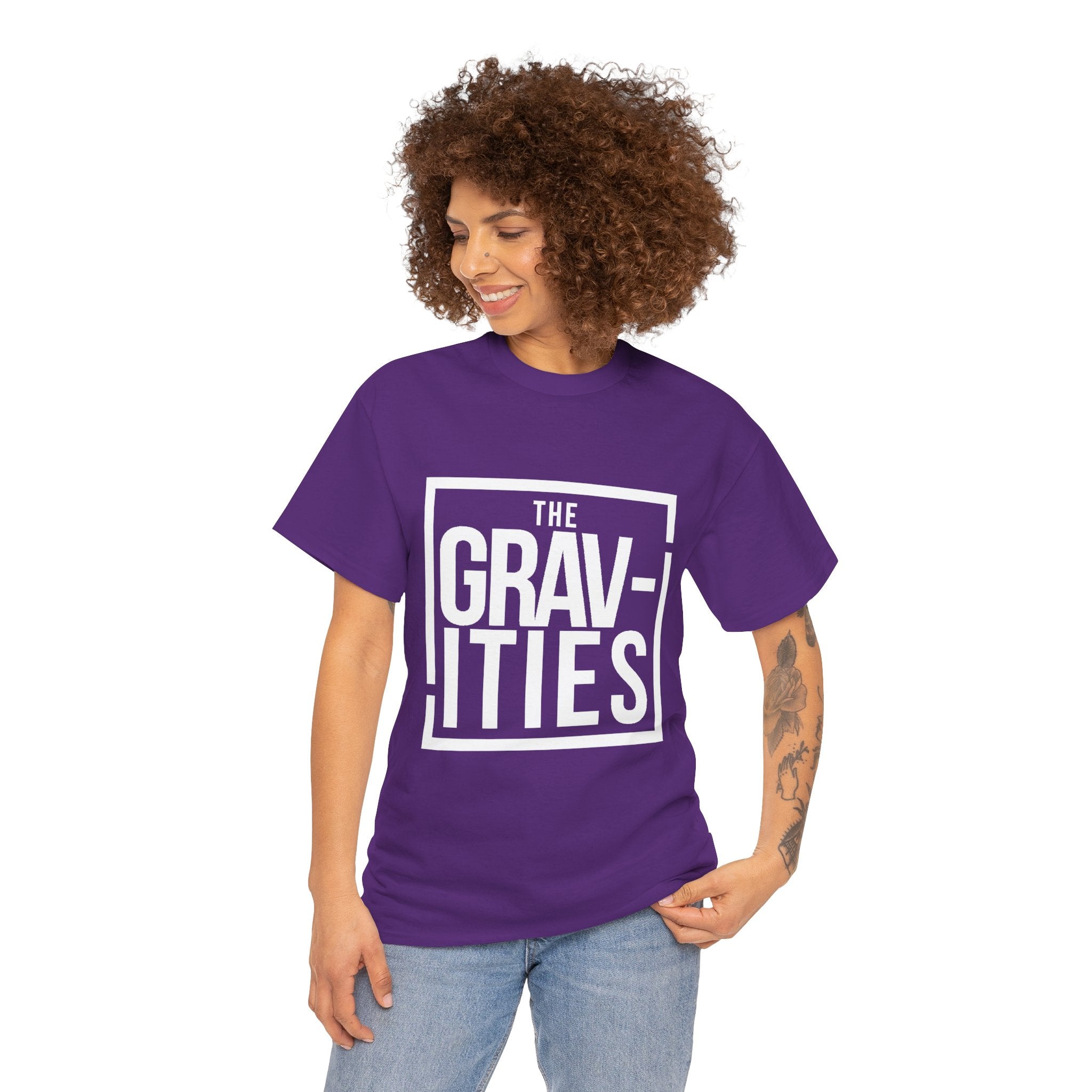 The Gravities White Logo Tee | Soul-Funk Band Merch | San Diego